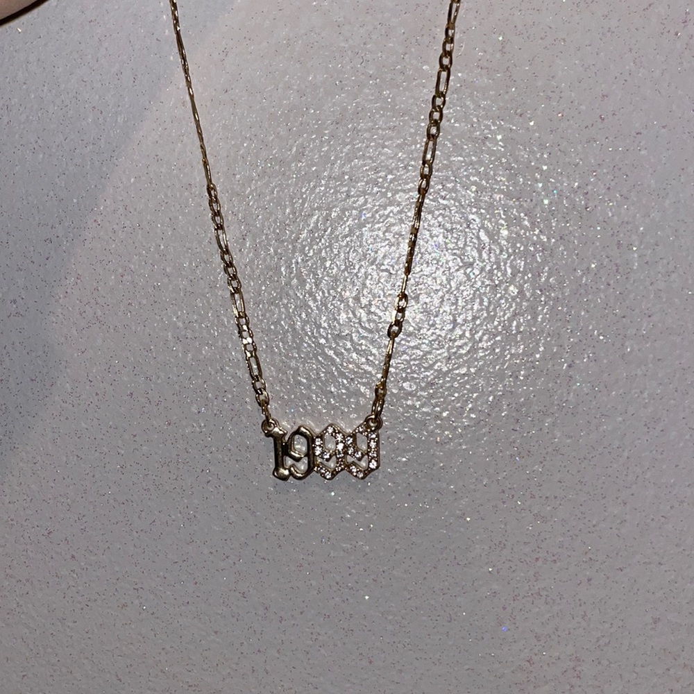 gold necklace